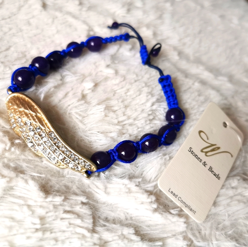 Angel wing bracelet